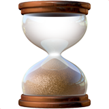 Hourglass emoji